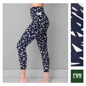 NWT Sweaty Betty | Super Soft 7/8 Yoga Leggings - Navy Seed Print / Sz XS
